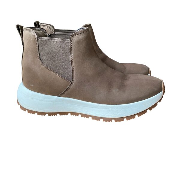 Kizik Brown Slip On Ankle Boots Toronto / Women 8.5 Men 7 - Picture 1 of 9